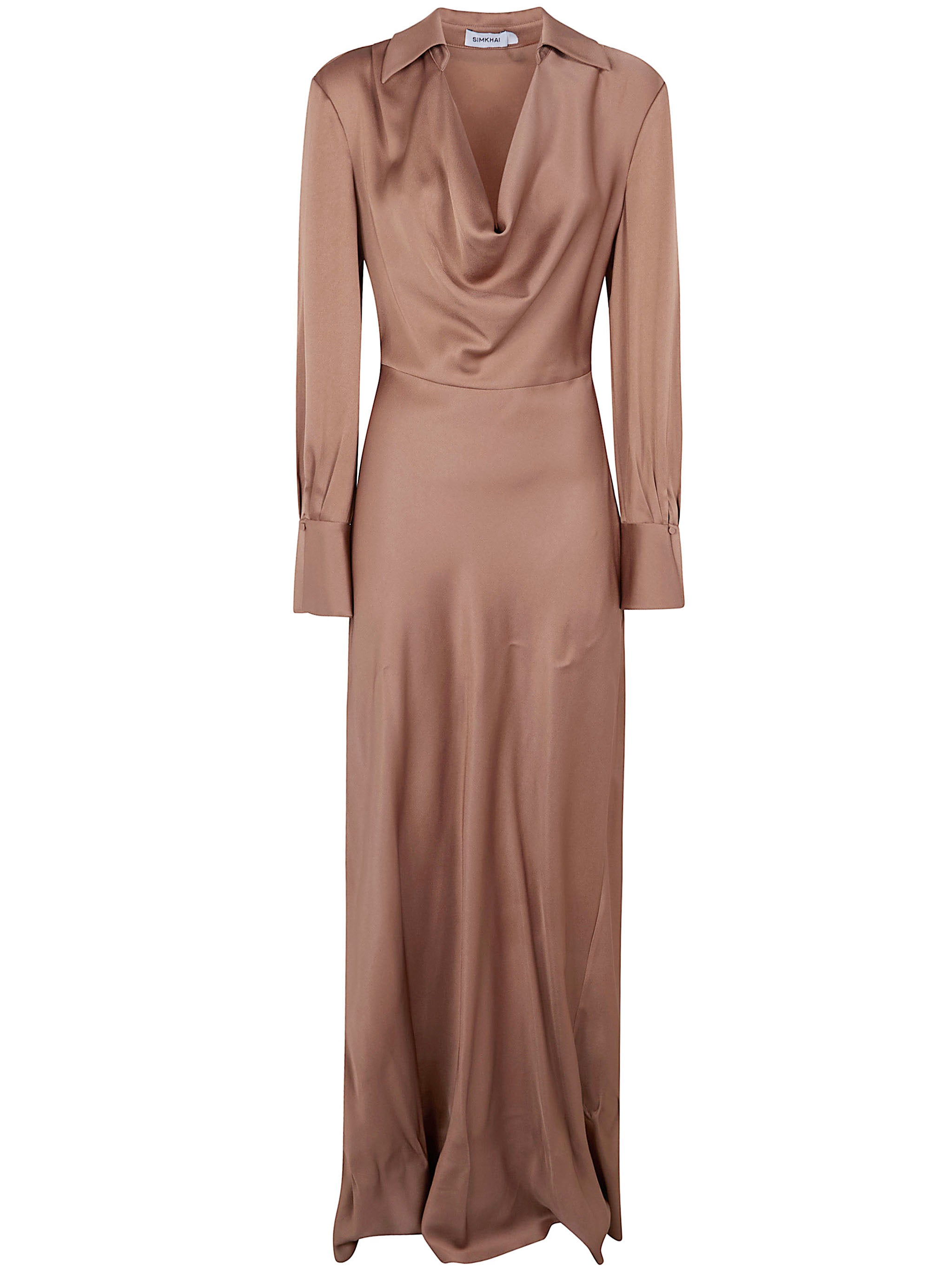 "Adelle" Long Sleeves Gown