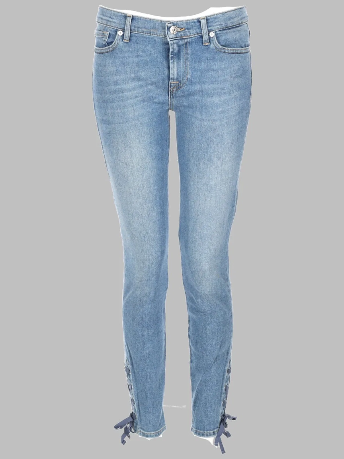 Jeans In Denim Di Cotone