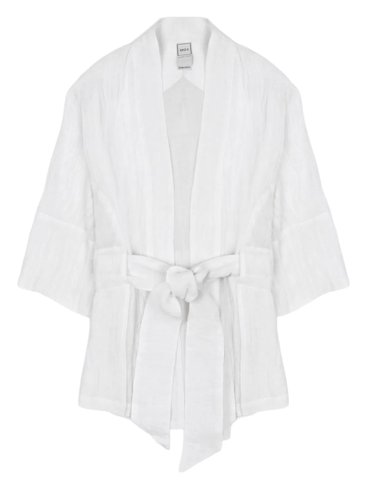 Giacca Kimono In Lino