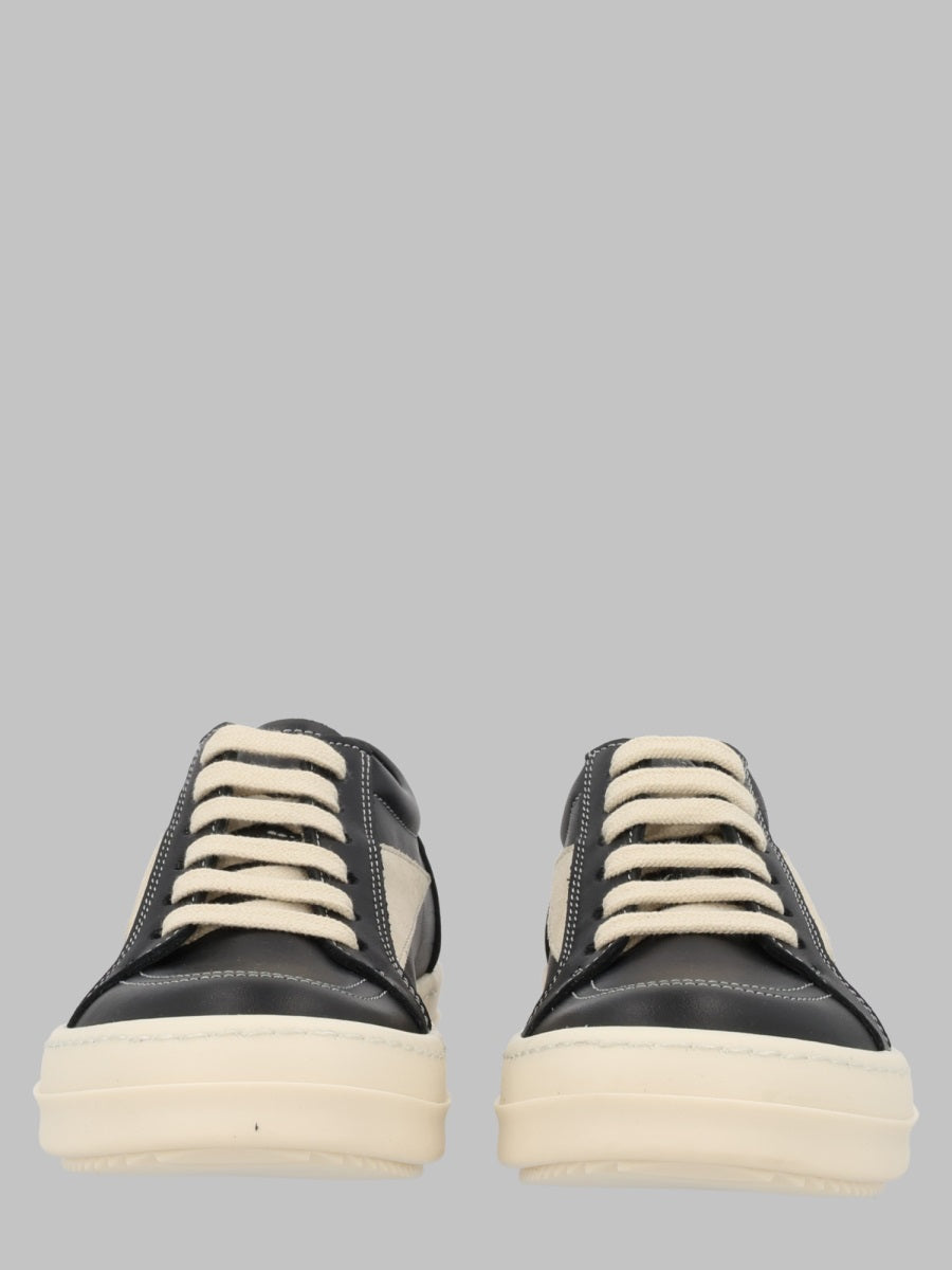 Scarpe In Pelle - Vintage Sneaks Black/Milk/Milk