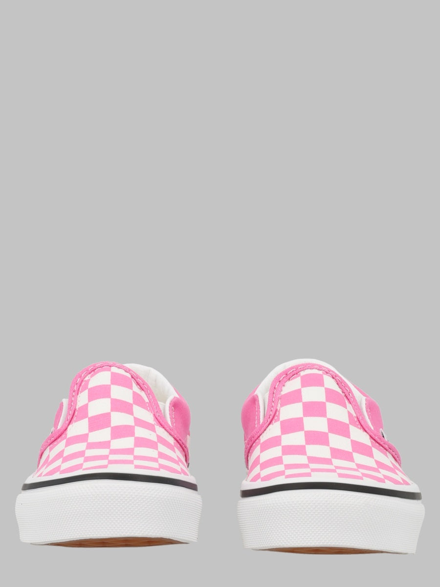 Classic Slip-On Color Theory Checkerboard Bright Azure