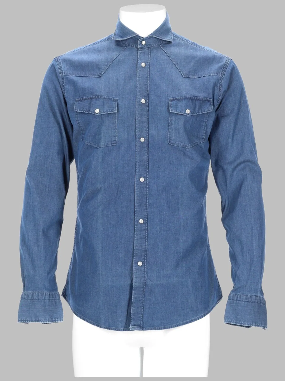 Camicia In Denim Di Cotone