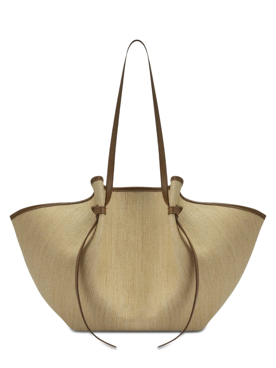 Borsa "Mochi" In Raffia