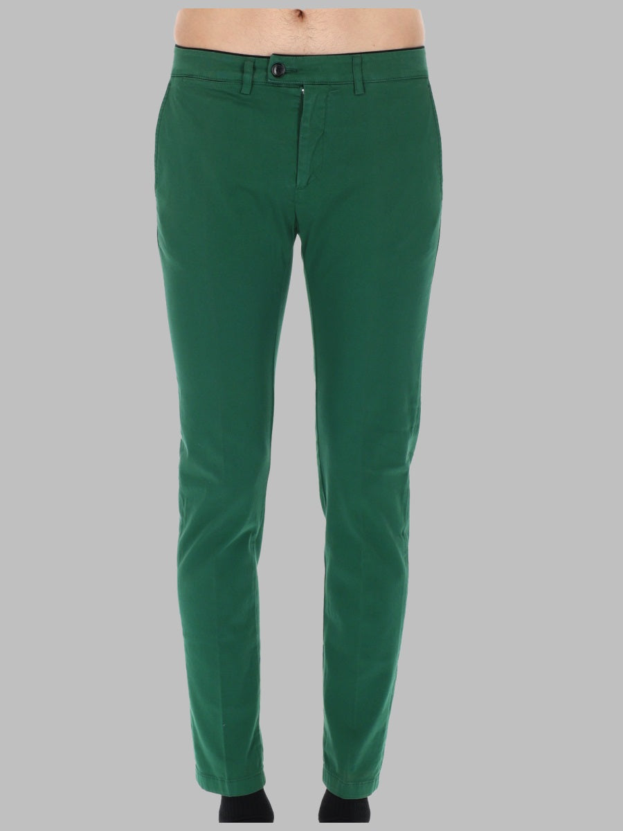 Pantalone Slim Fit In Cotone