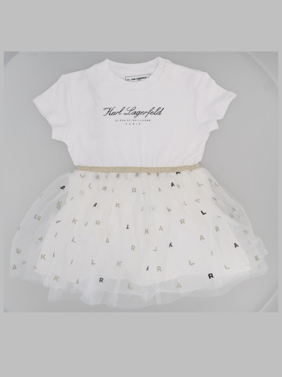 Vestitino Con Gonna In Tulle