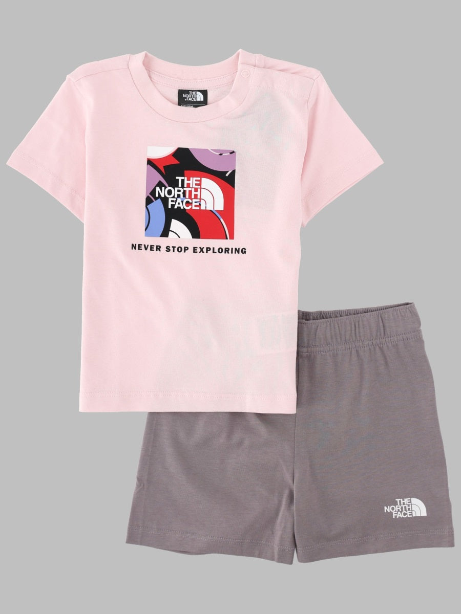 Baby Box Nse Play Reg Short Set Pale Blossom/Transcende