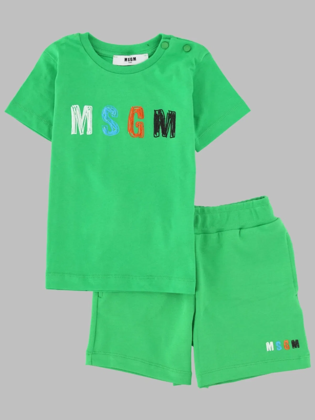 Set Jersey T-Shirt Strecth Fleece Bermuda Boy