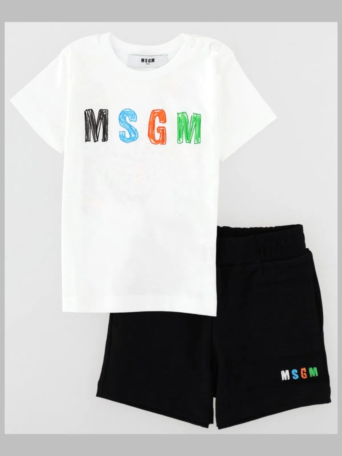 Set Jersey T-Shirt Strecth Fleece Bermuda Boy