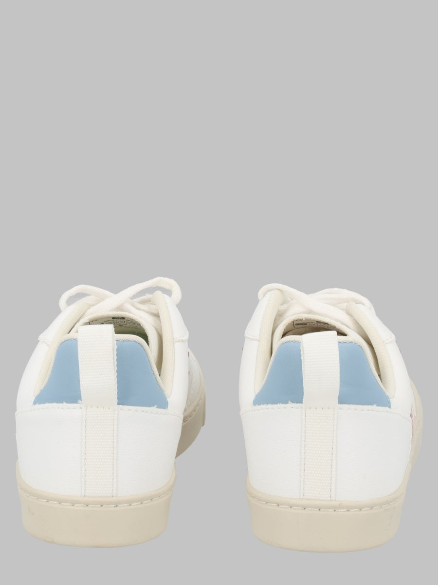 Small V-10 Lace Cwl White
