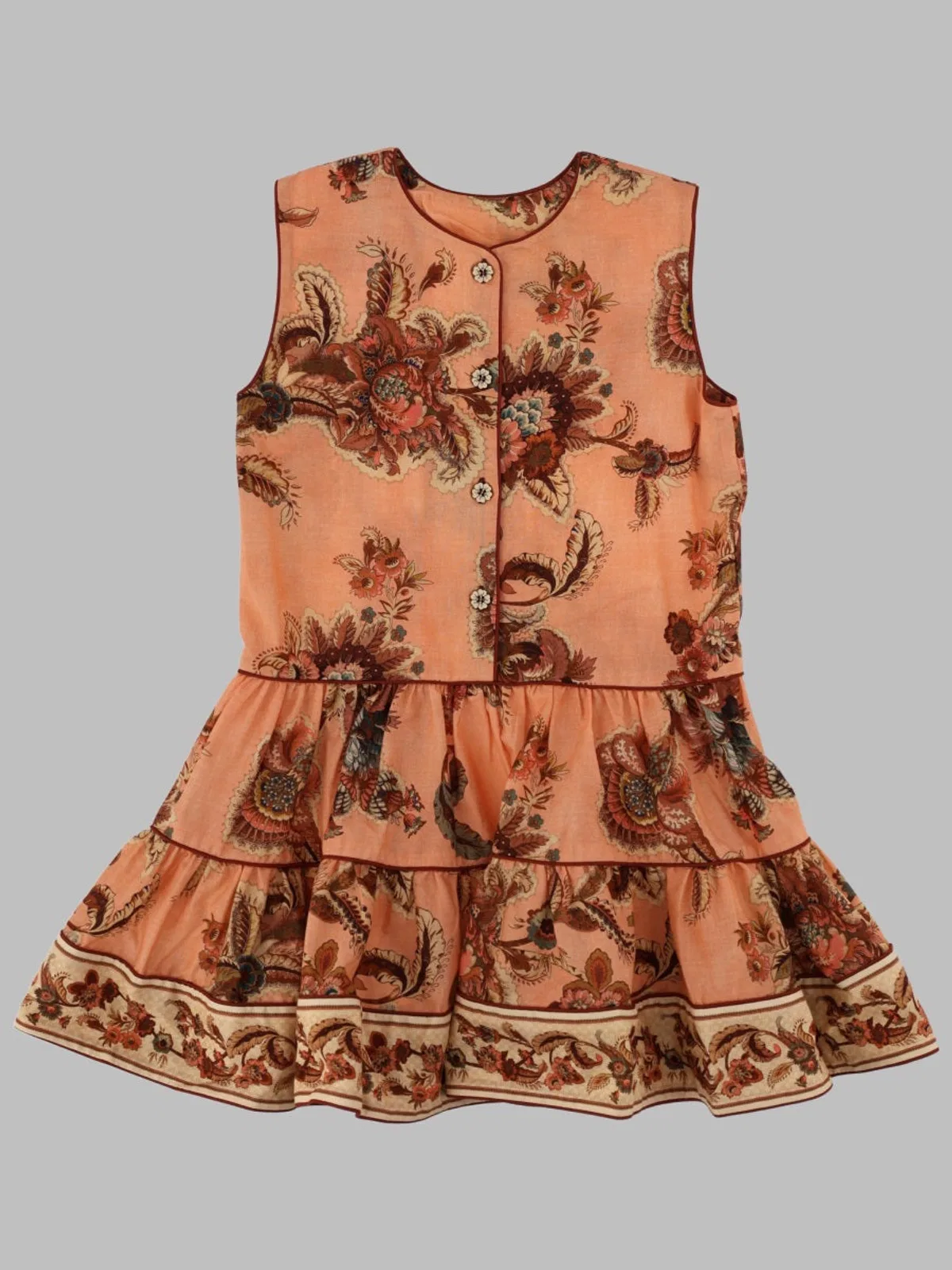Aster Kids Contrast Hem Dress