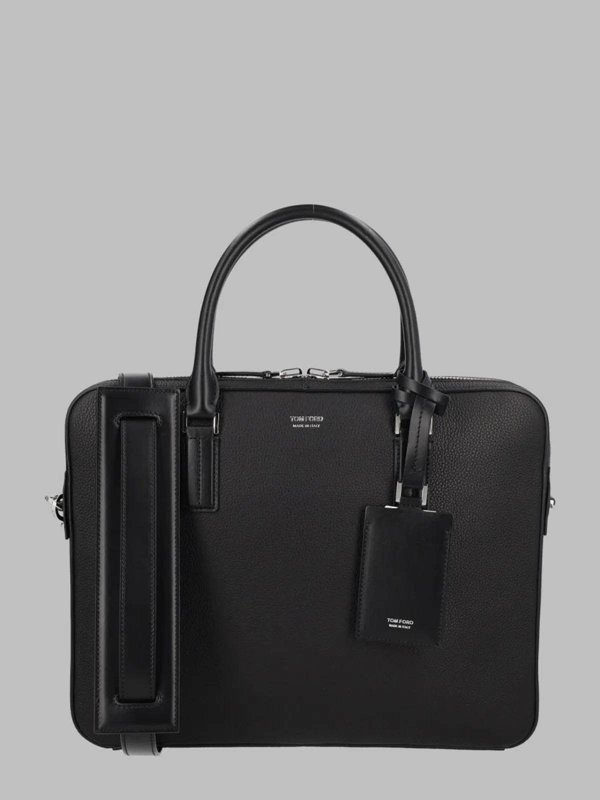Tom Ford Structured Leather Shoulder Bag In Pattern