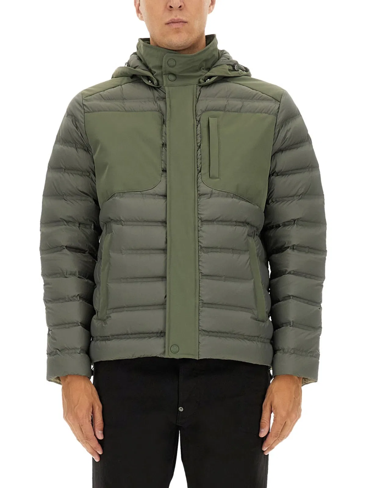 Down Jacket With Detachable Hood