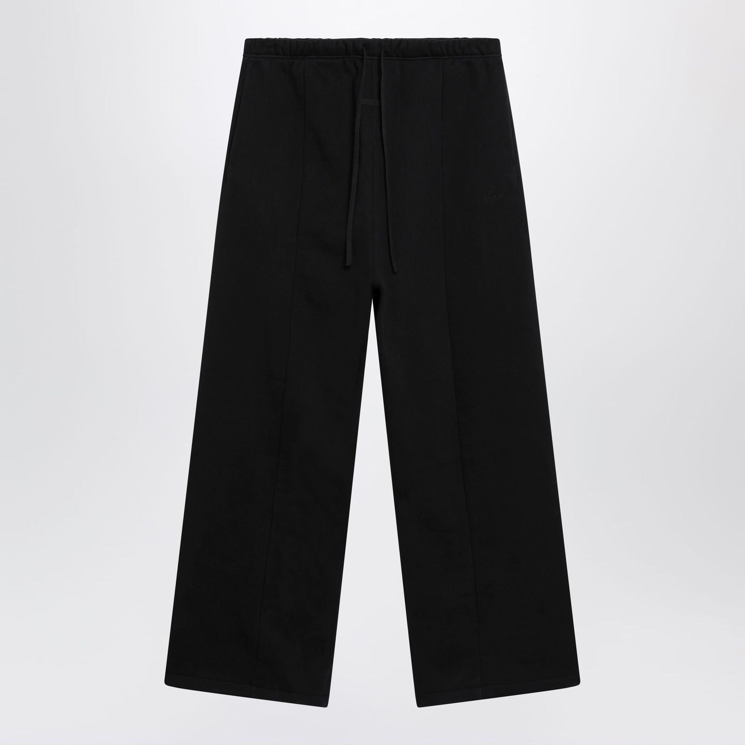 Signature Lounge Sweatpants In Cotton Fleece, Black