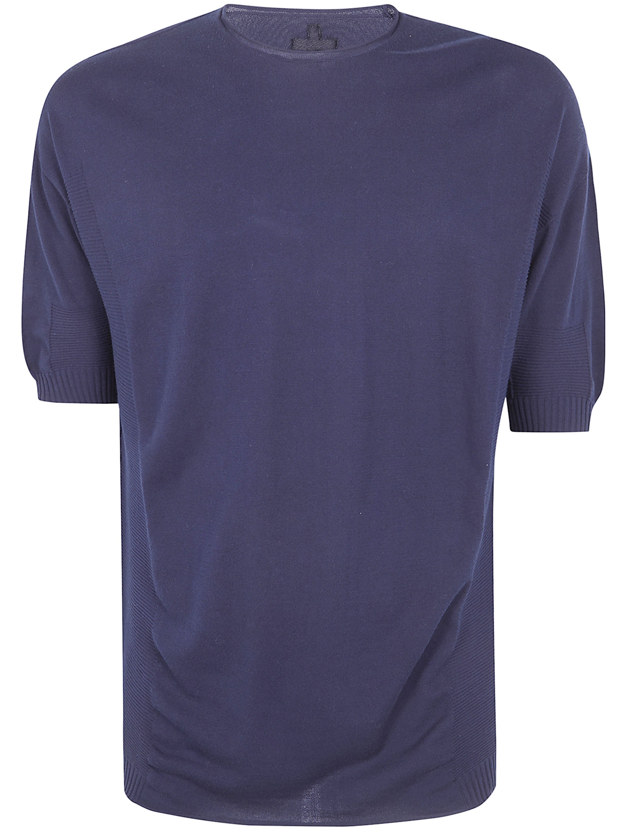 Light Cotton Boxi Short Sleeves Sweater