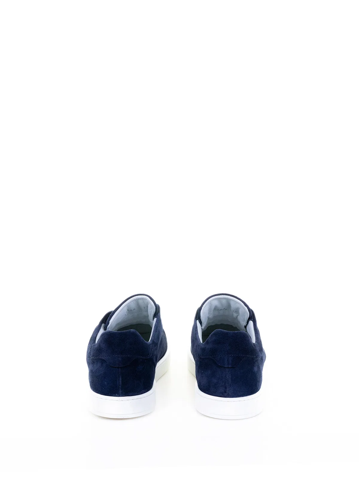 Navy Blue Suede Slip-On Sneaker