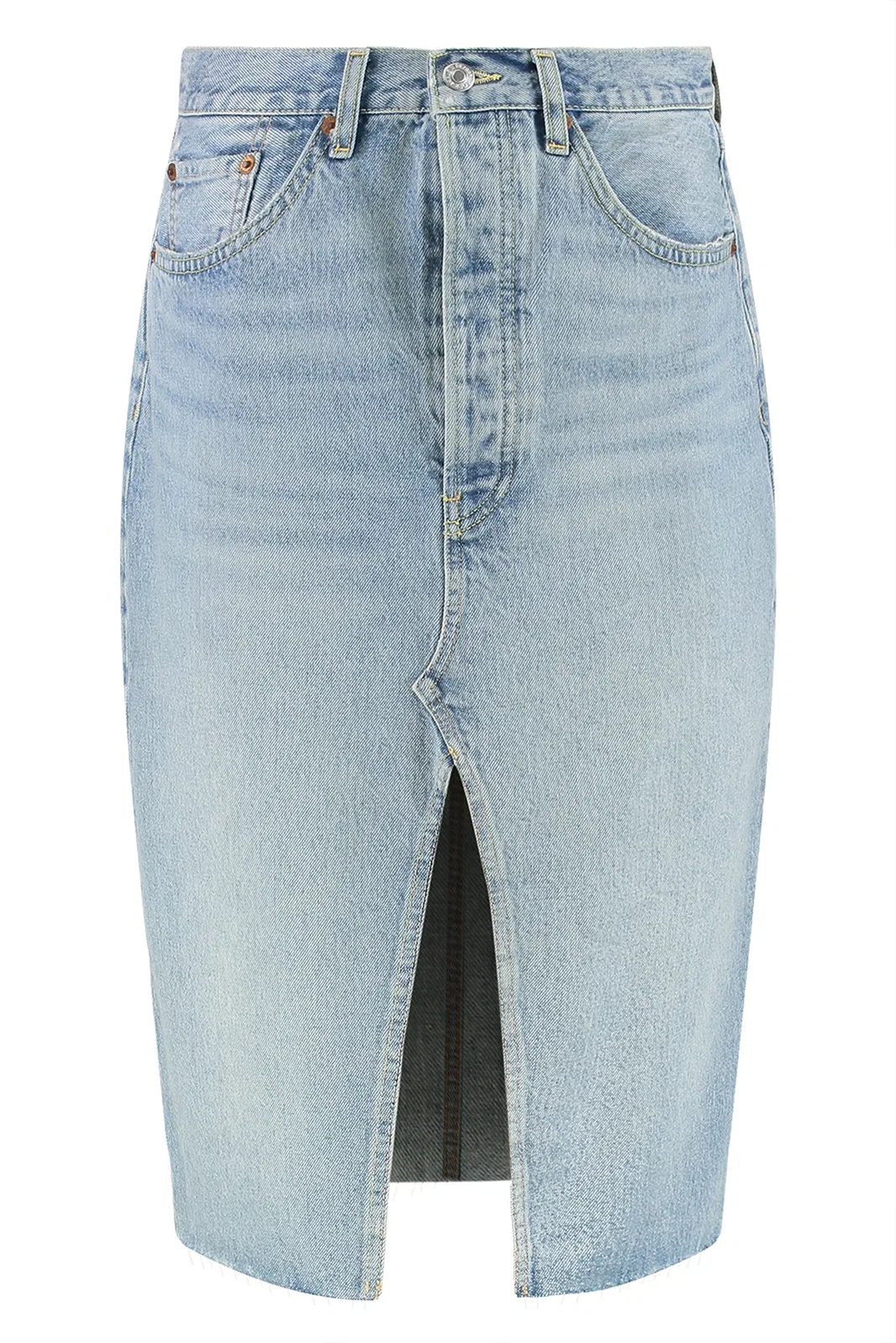 Re/Done Denim Skirt