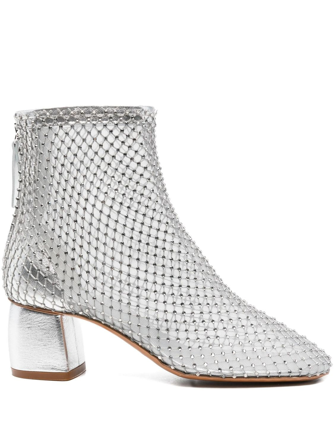 Strass Mesh Chic Anckle Boots