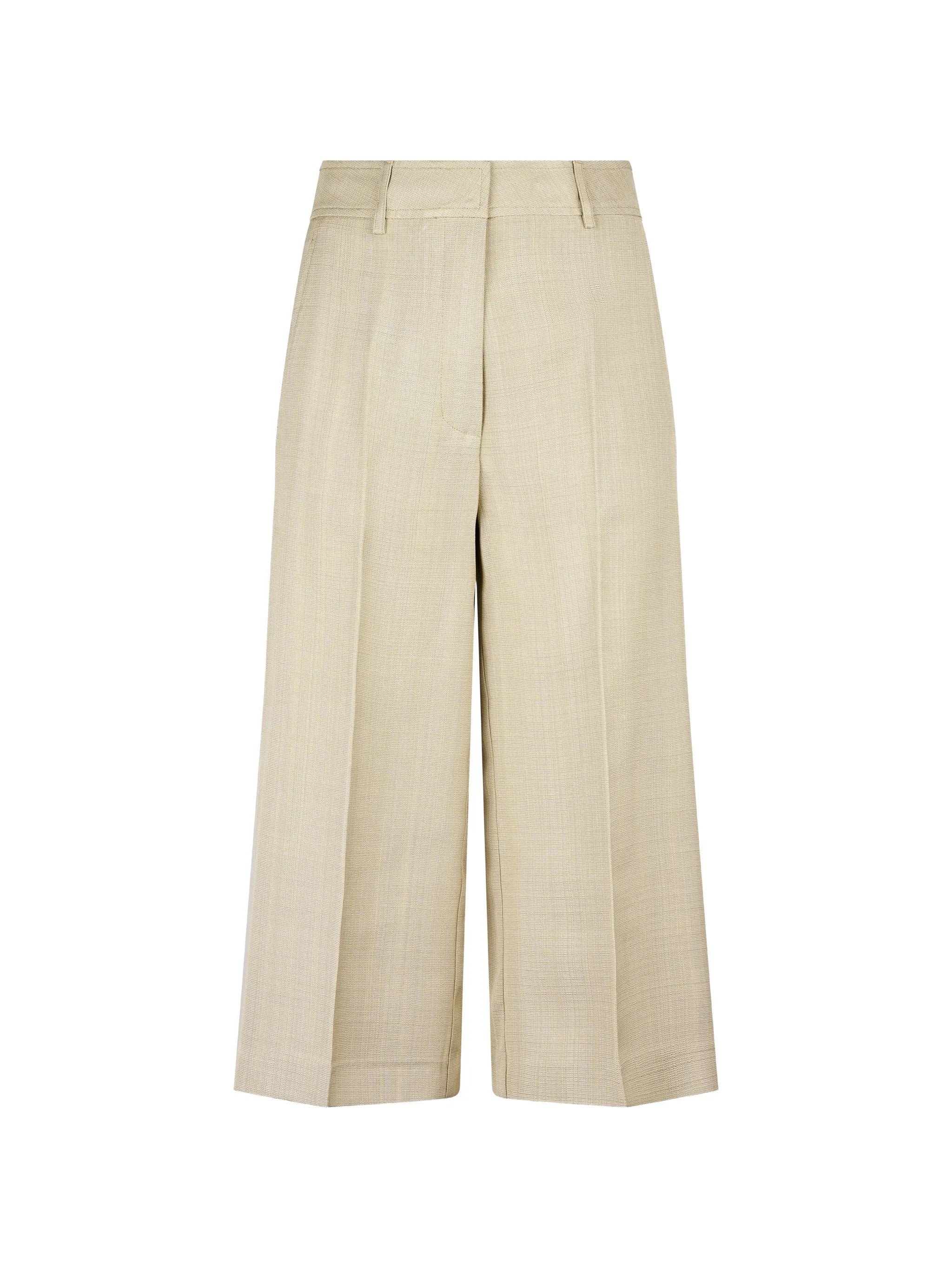 Forte Forte Beurre Viscose Hopsack Cropped Pants
