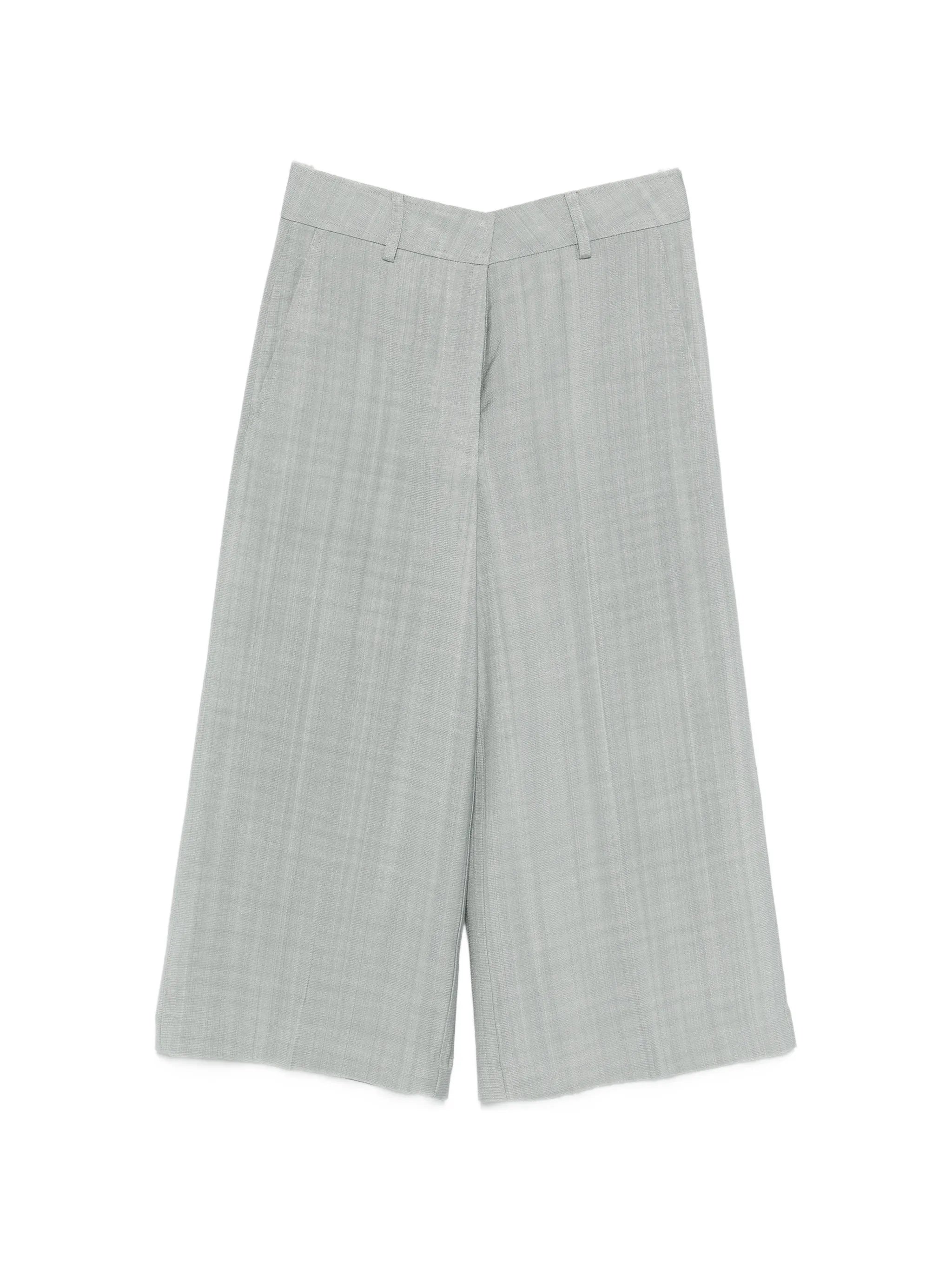 Forte Forte Lagune Viscose Hopsack Cropped Pants