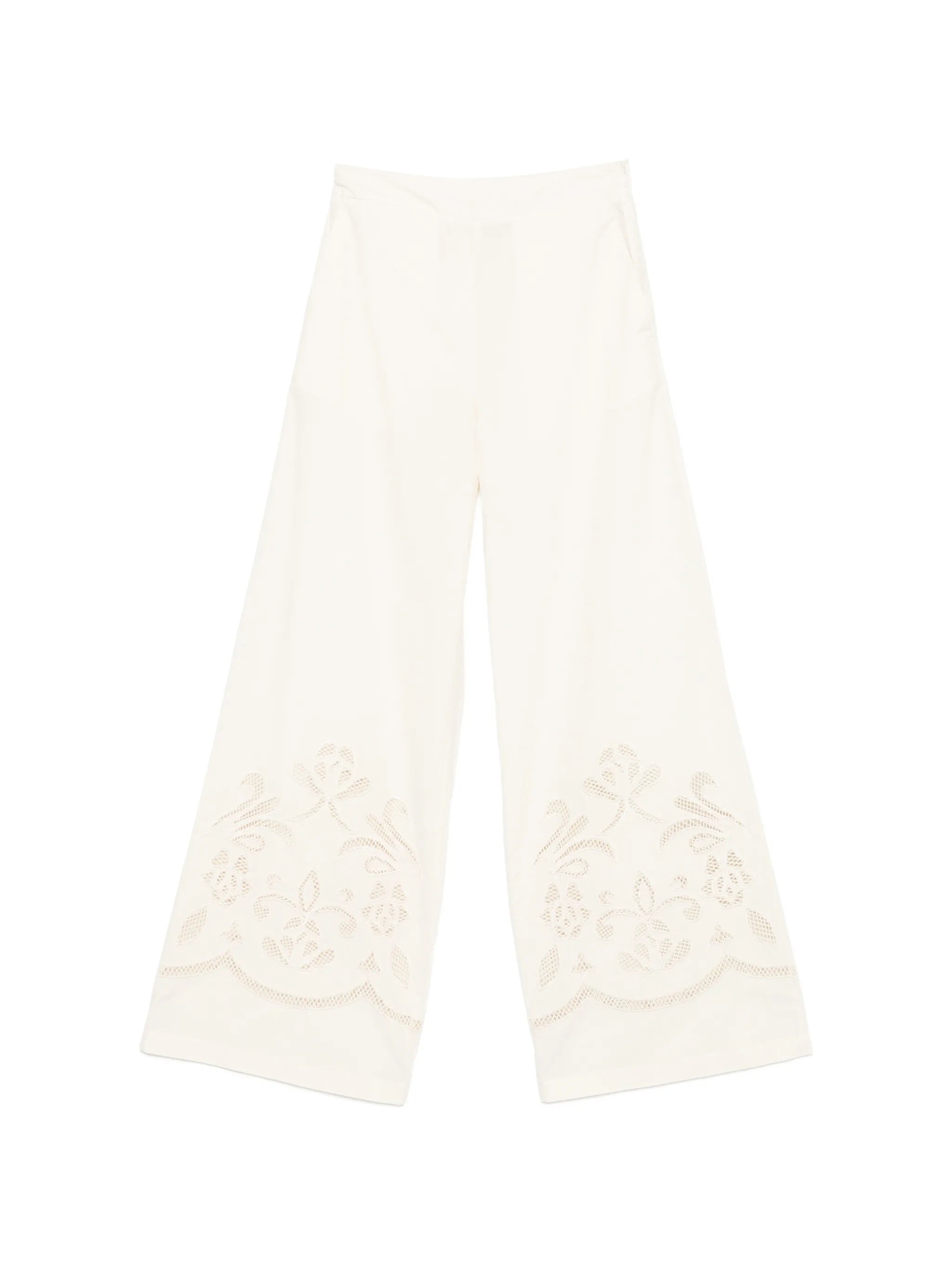Forte Forte Avorio Lunamaris Embroidery Popline Shirt
