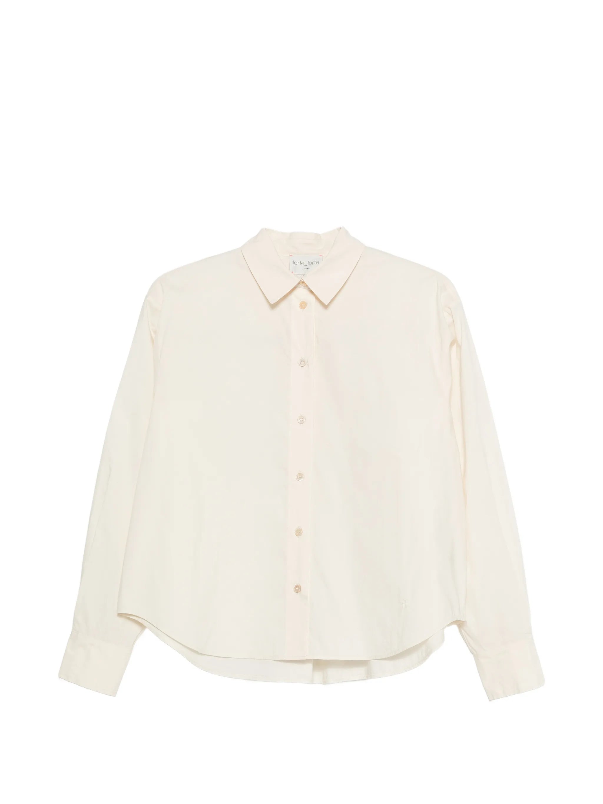 Forte Forte Beurre Cotton Popline Boxy Shirt
