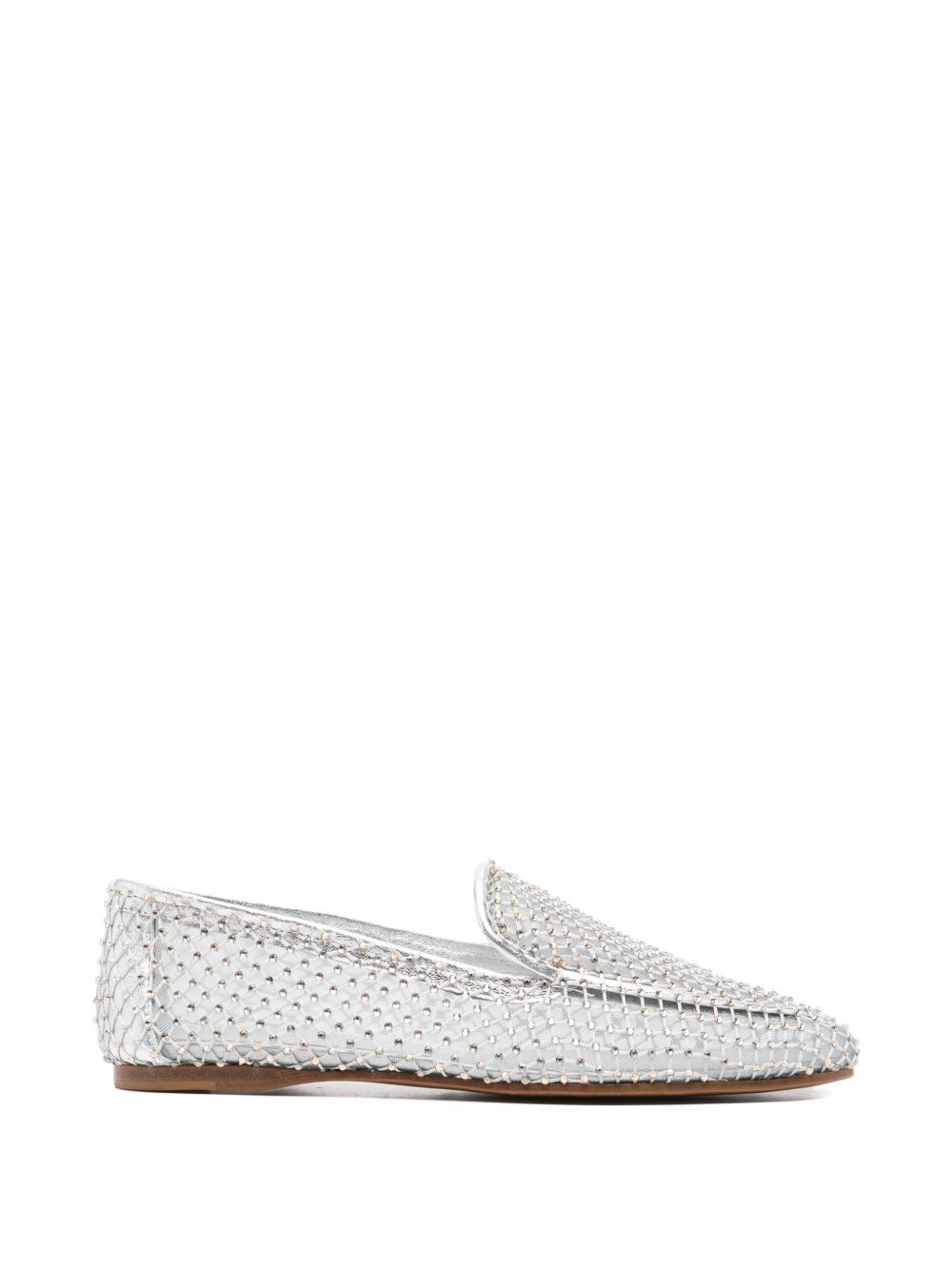 Strass Mesh Loafers