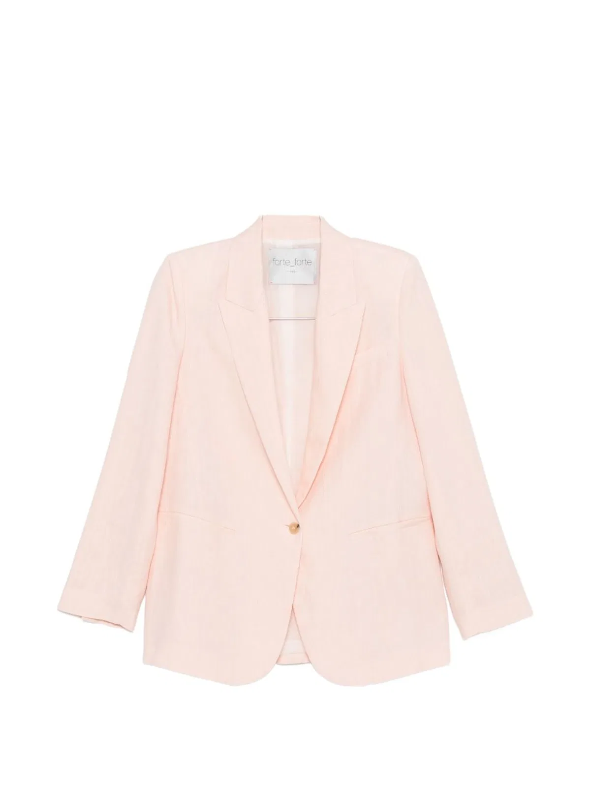 Linen Single-Breasted Jacket