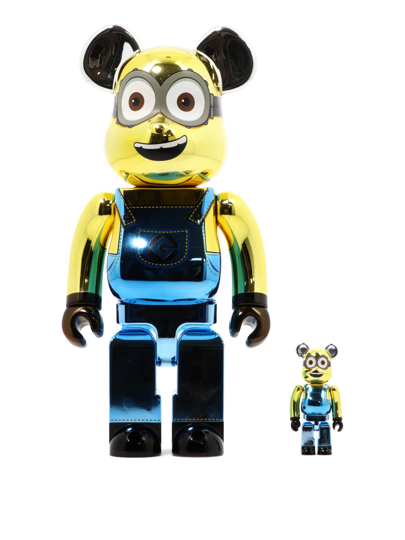 "Be@Rbrick Dave Chrome" 100% And 400% Toy