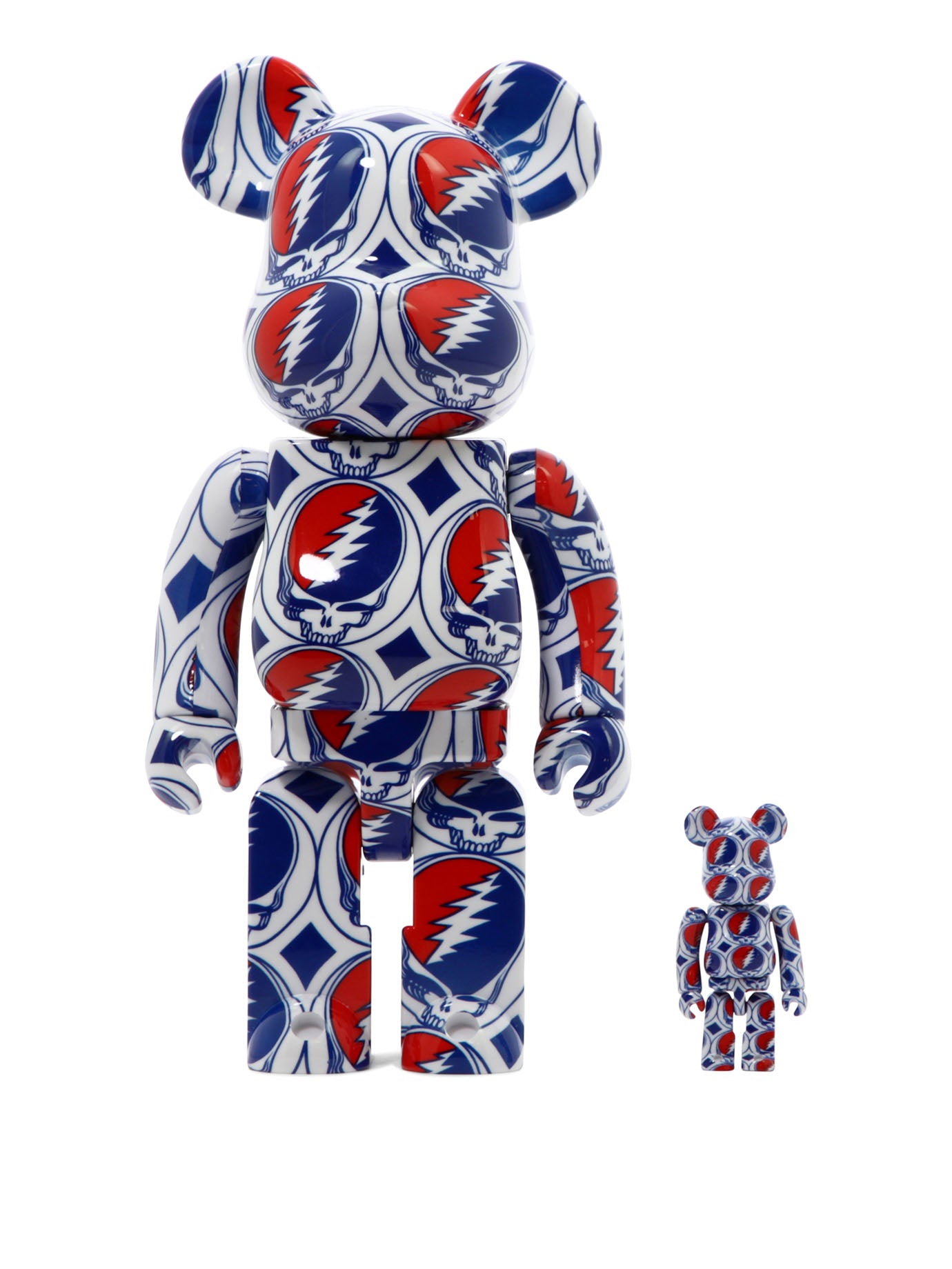 "Be@Rbrick Grateful Dead Steal Your Face" 100% And 400% Toy