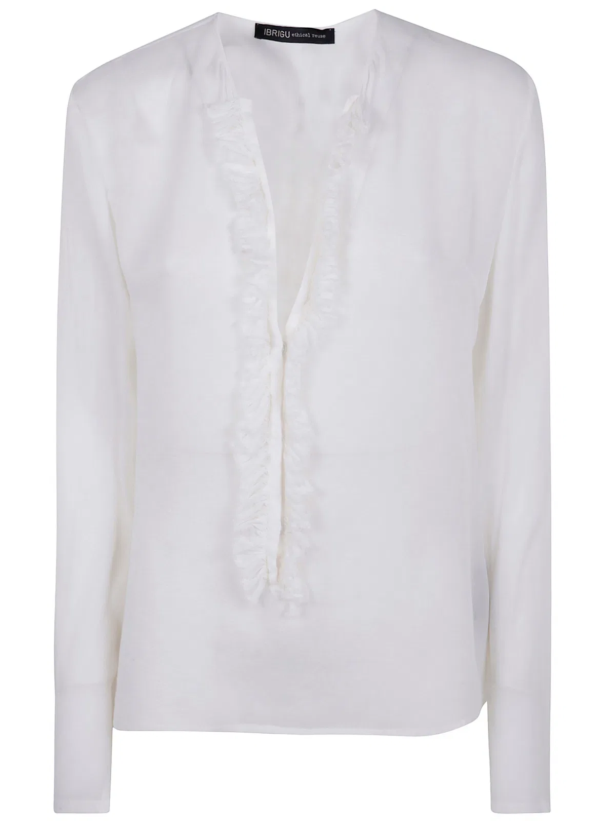 Silk Shirt With Ruffles