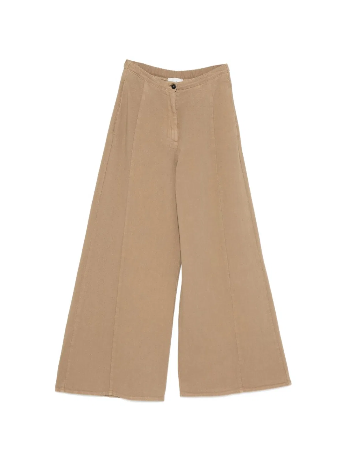 Cotton Wide-Leg Trousers