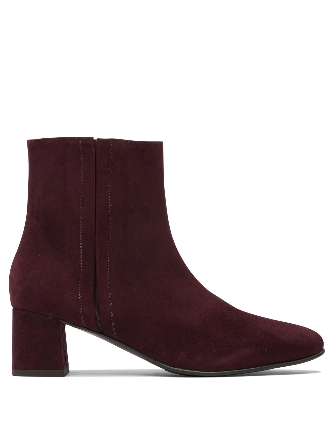 Bordeaux Rubber Ankle Boots