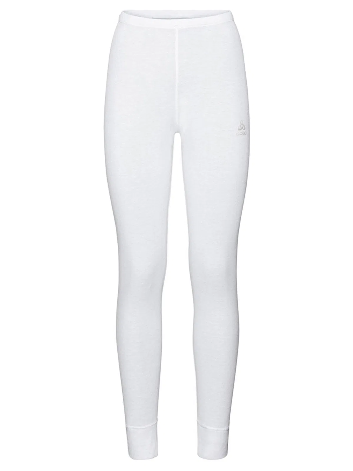 White Polyester Long Pants