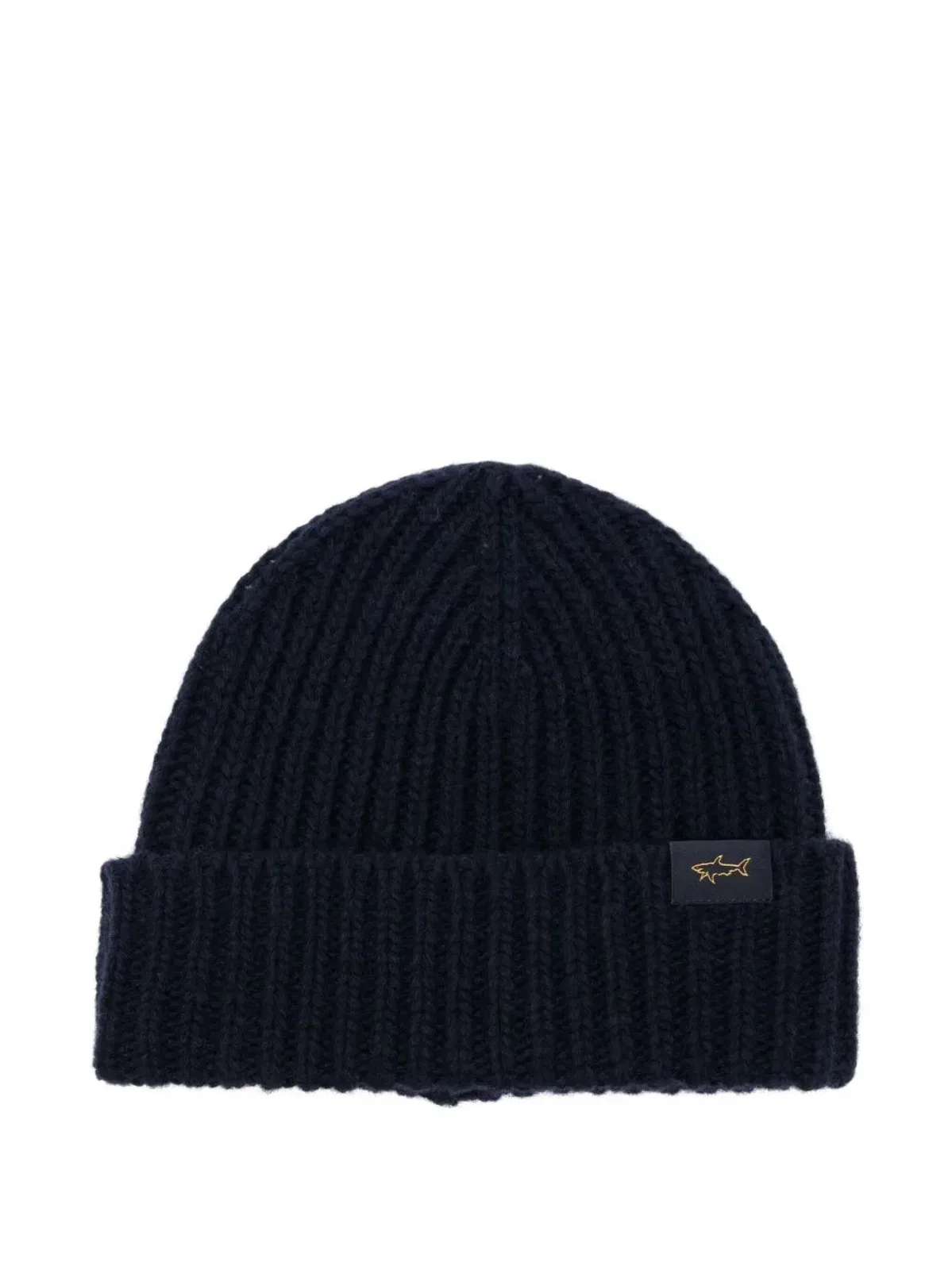 Paul & Shark Ribbed Wool Blend Beanie