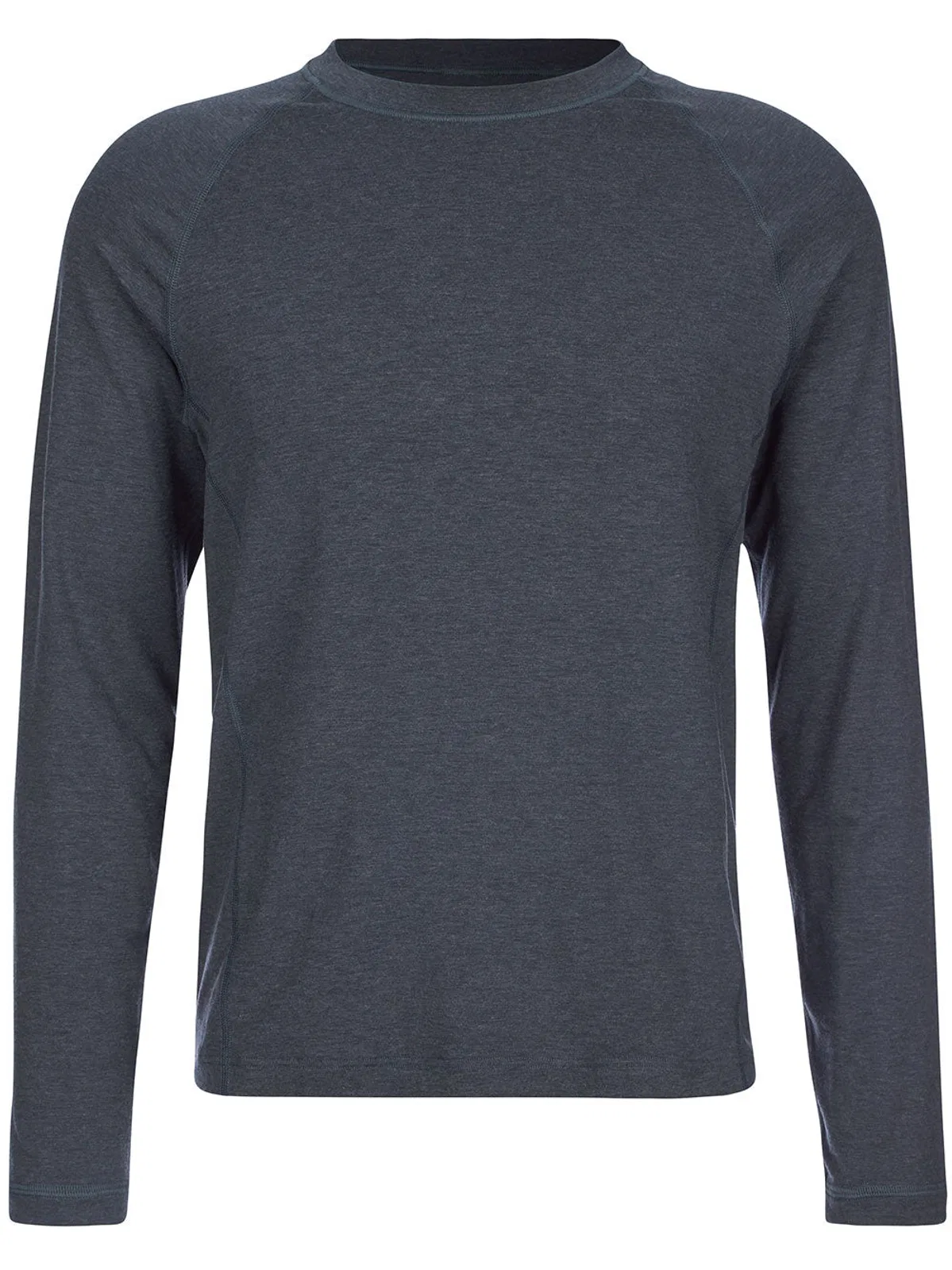 Blue Lyocell Round Neck Shirt