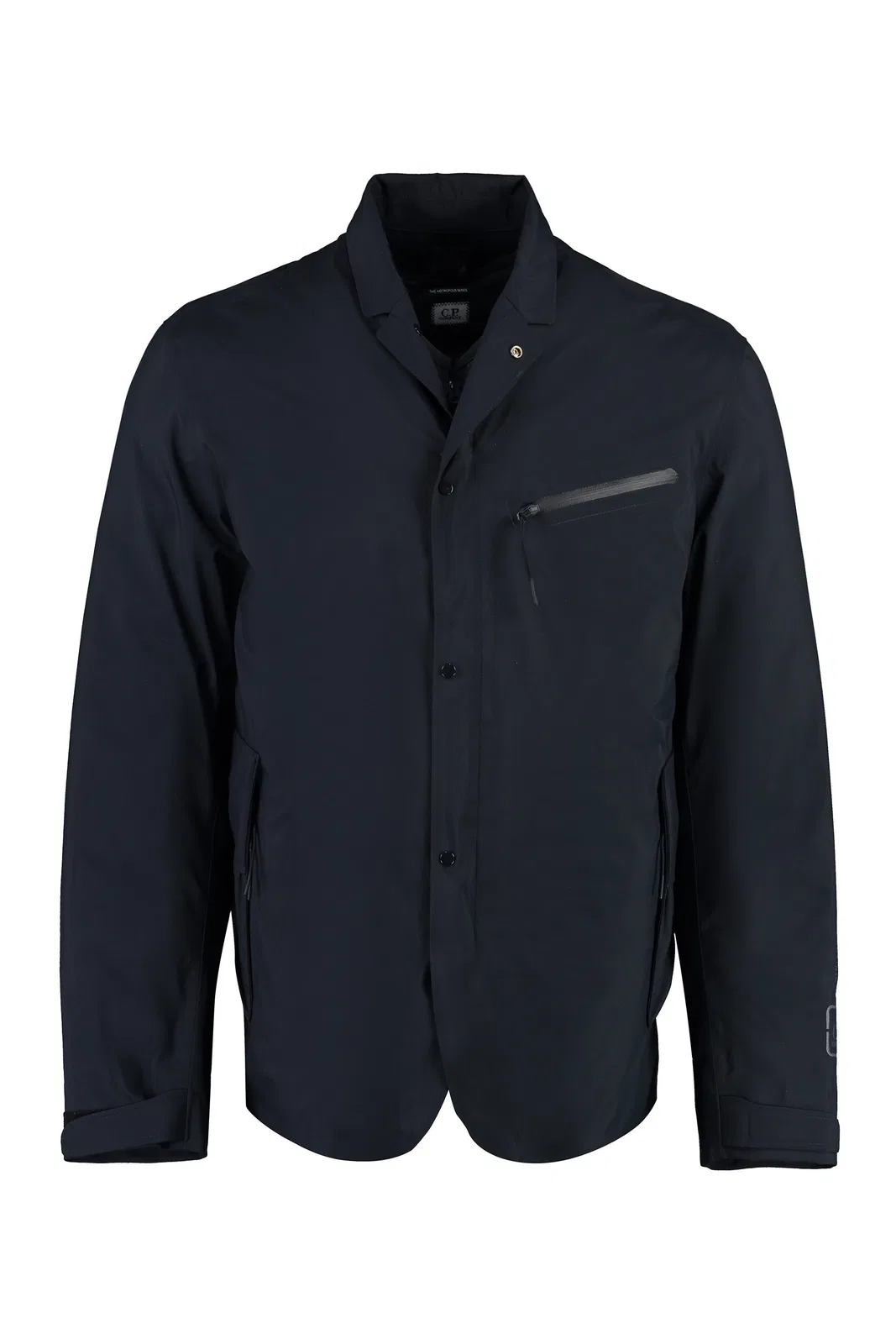C.p.company Technical Fabric Jacket With Internal Removable Down Jacket