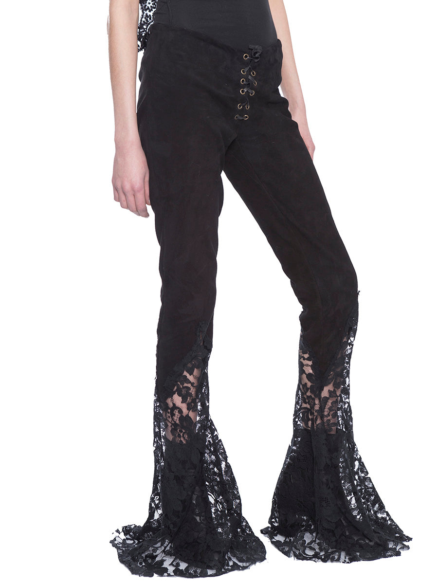 Suede Pants