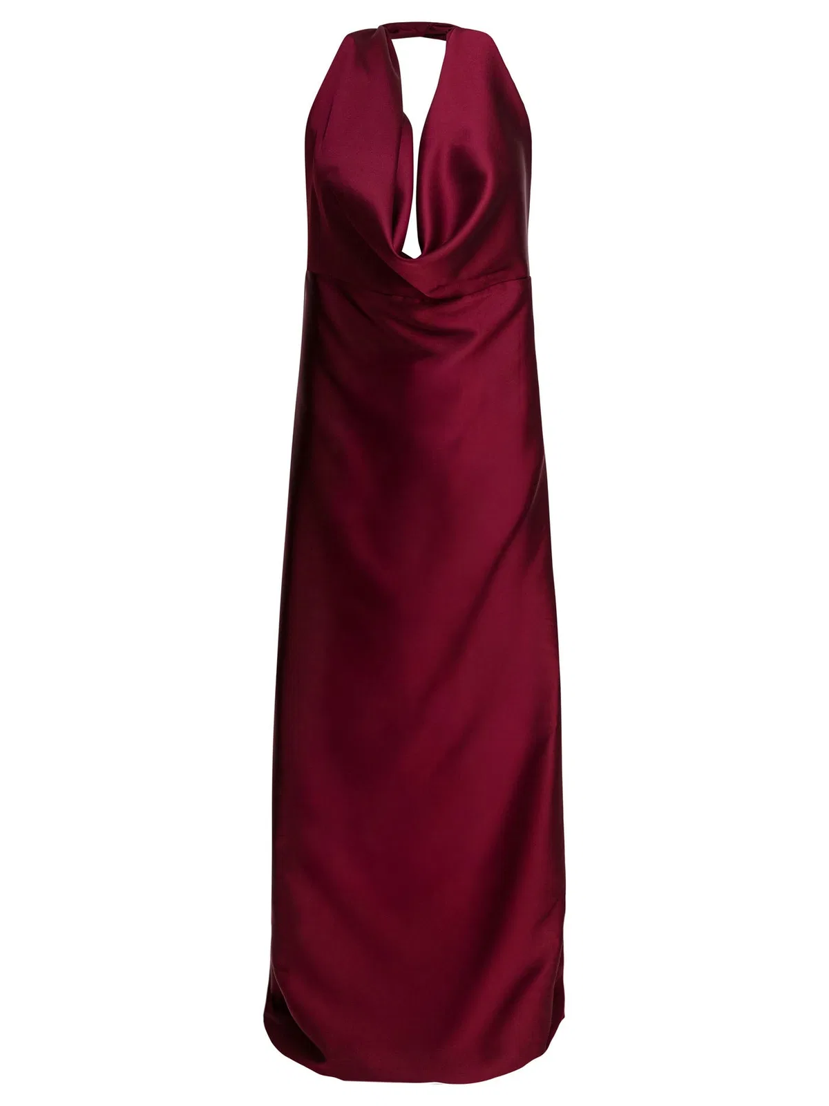 Flared Dress With American Neckline
