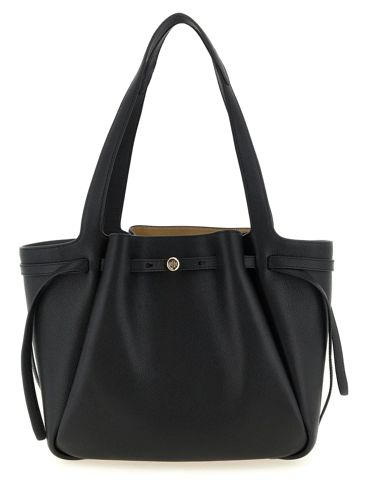 Tory Burch 'romy Tote' Shopping Bag In Black