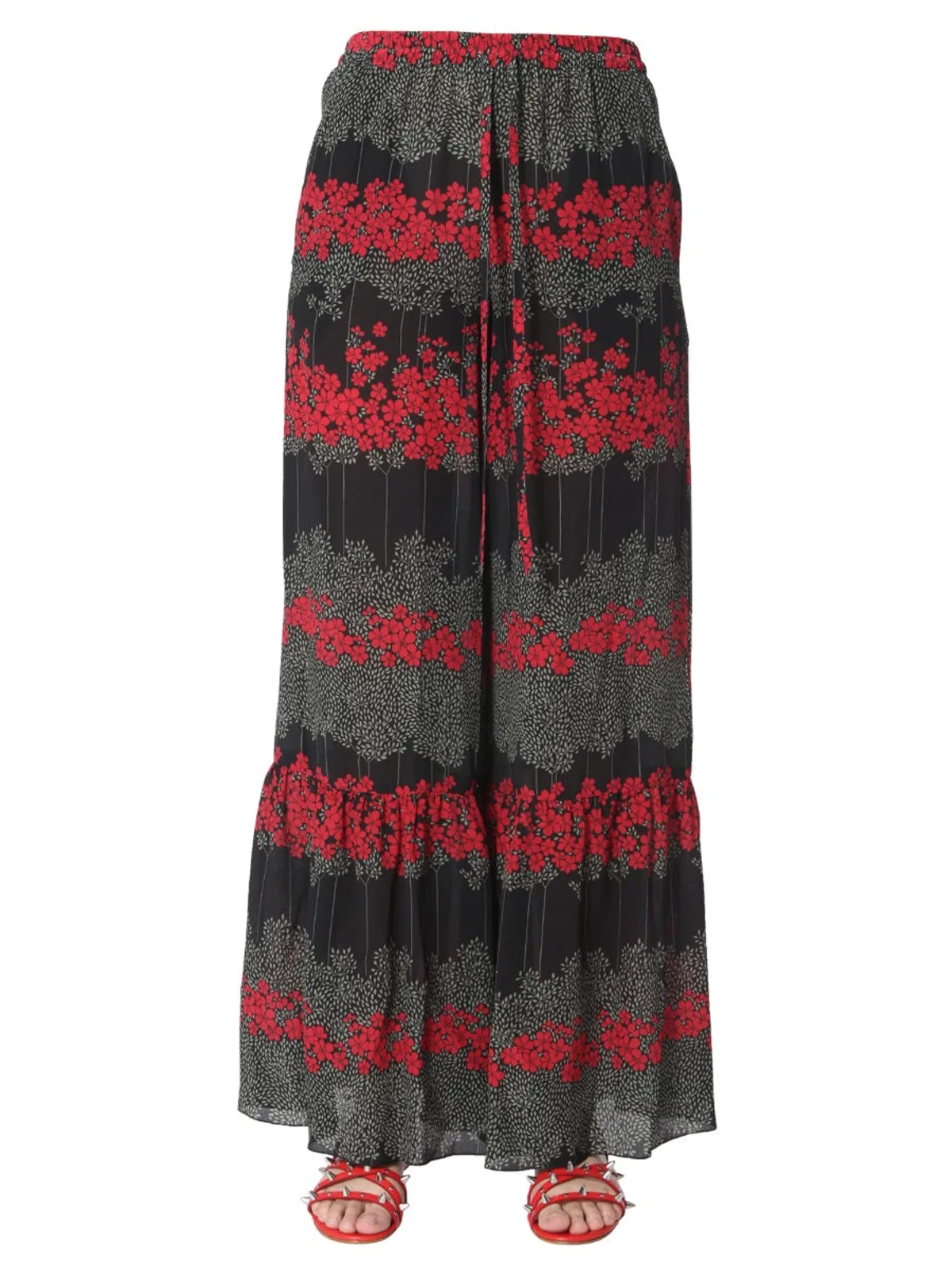 Dreaming Peony Print Trousers