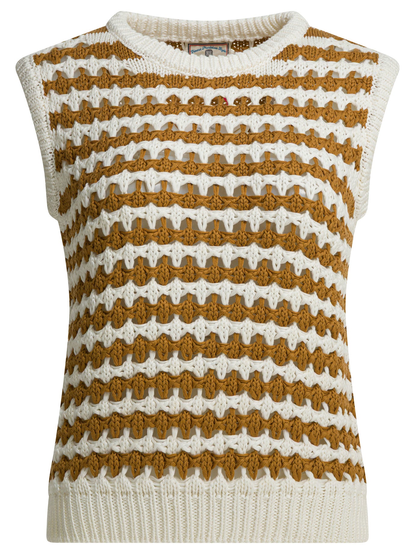 Beige Cotton Knitwear