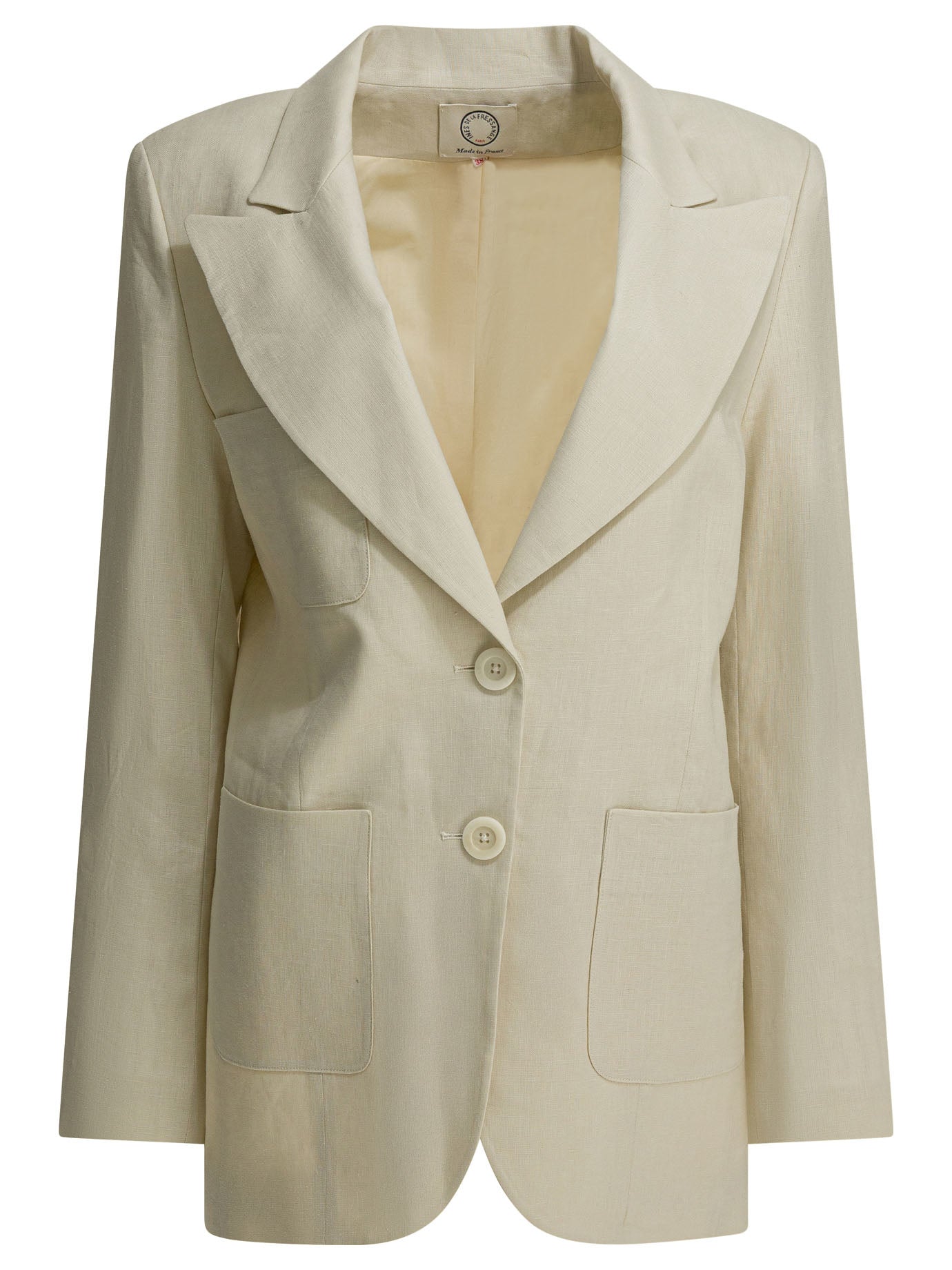Beige Linen Jacket