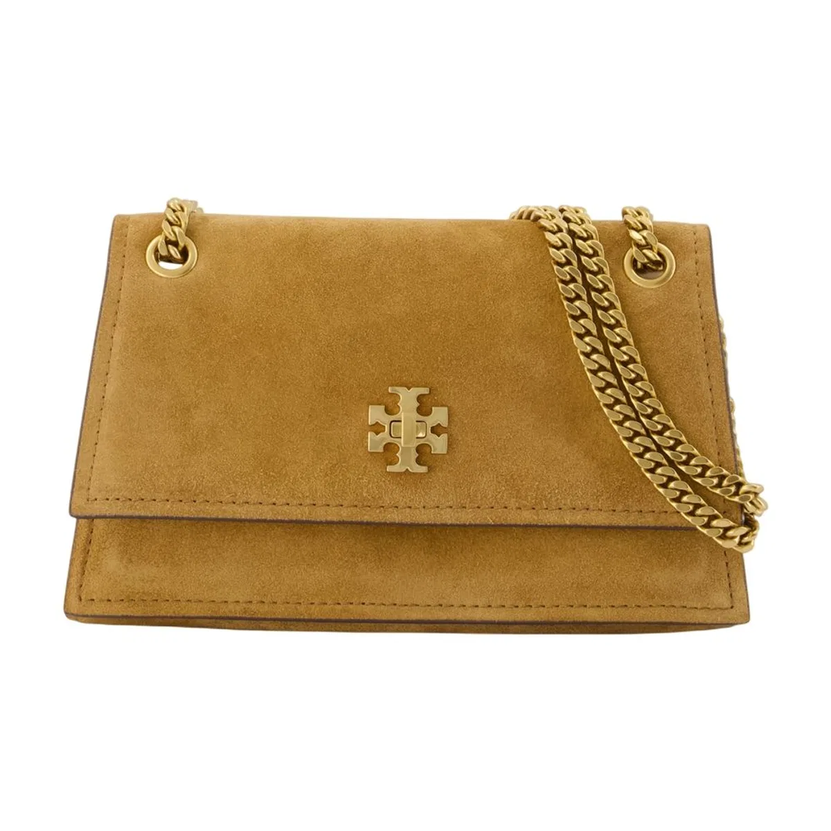"Kira Turnlock" Suede Mini Bag