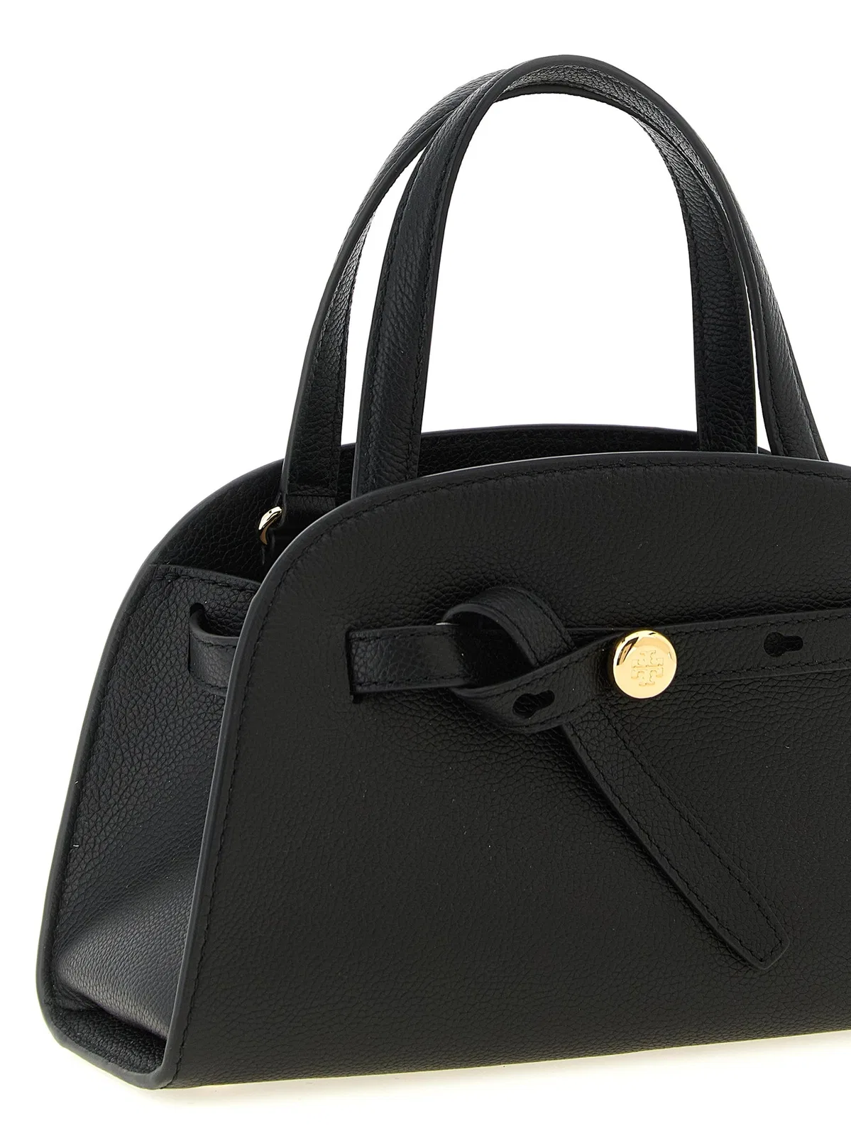 Tory Burch 'romy Small' Top Case Handbag In Black