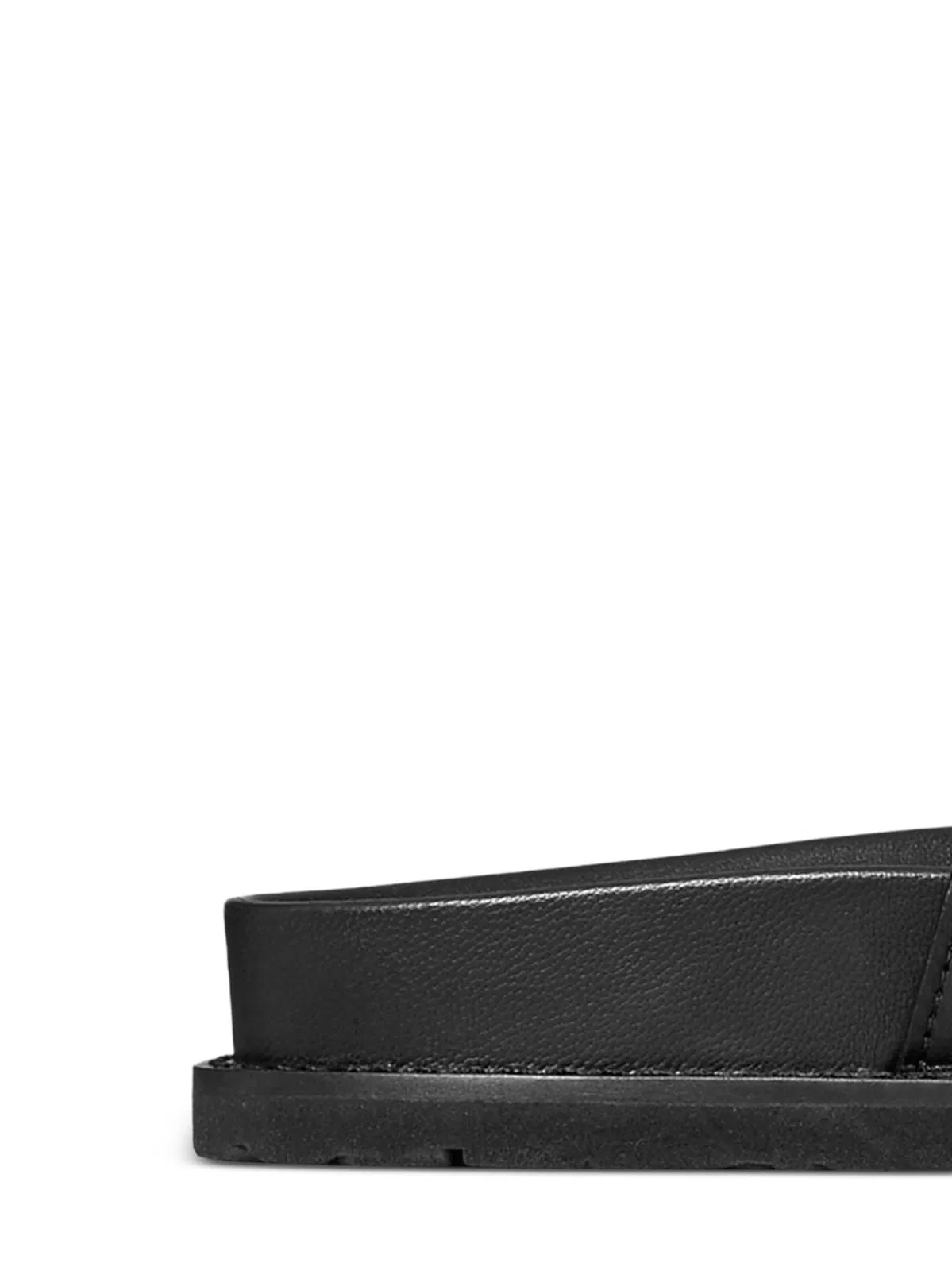 Tory Burch Black Leather Sandals In Black