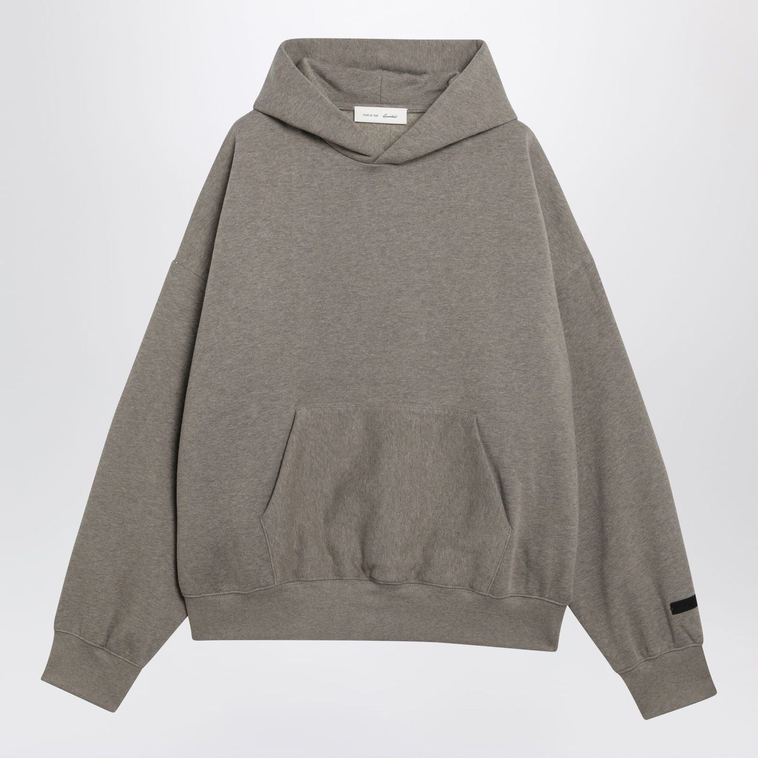 Taupe Cotton Fleece Hoodie