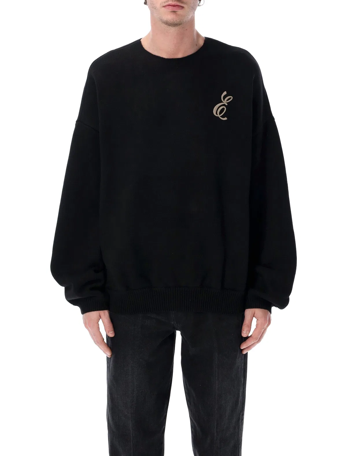 Waffle Crewneck Sweater