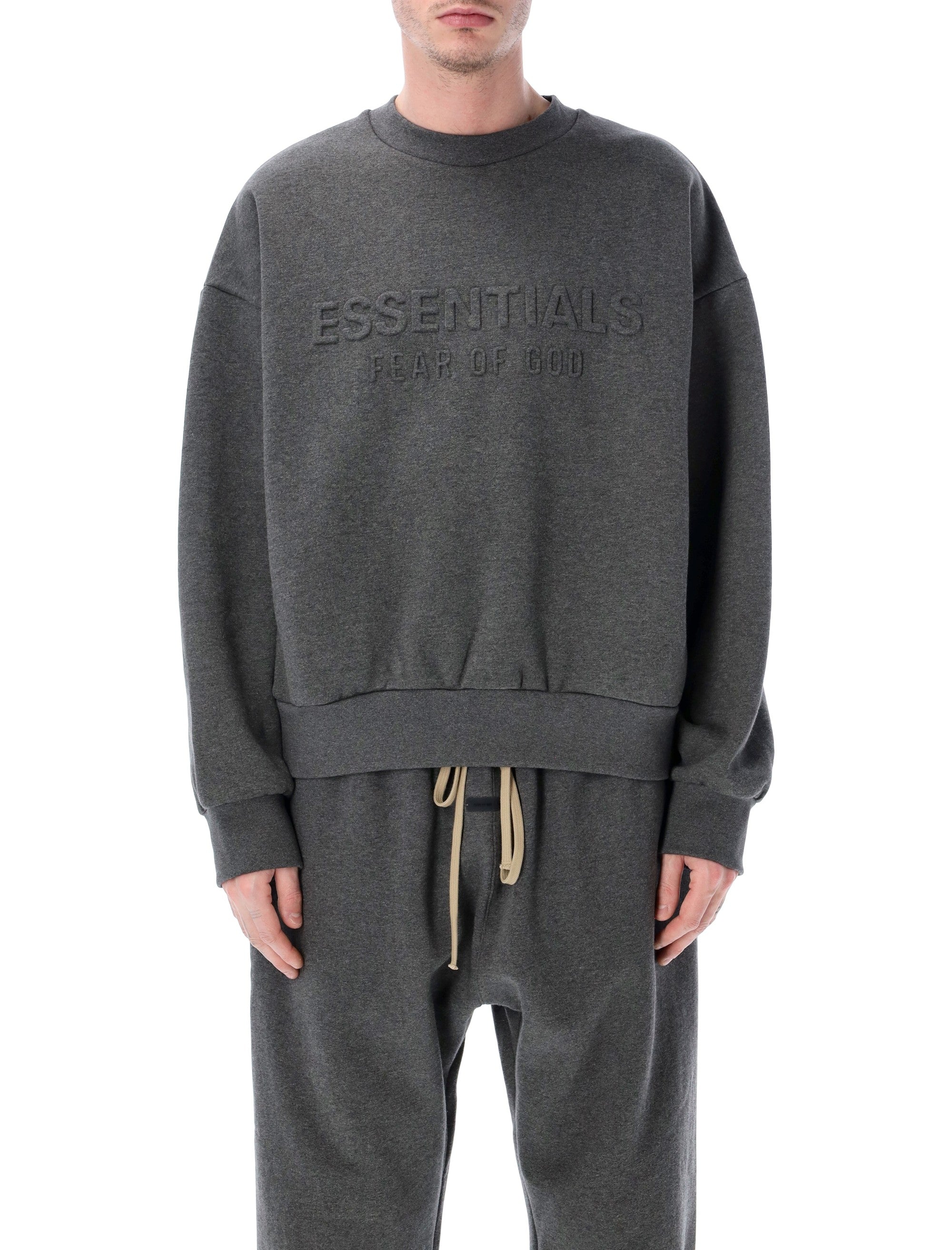 Embossed Crewneck Grey