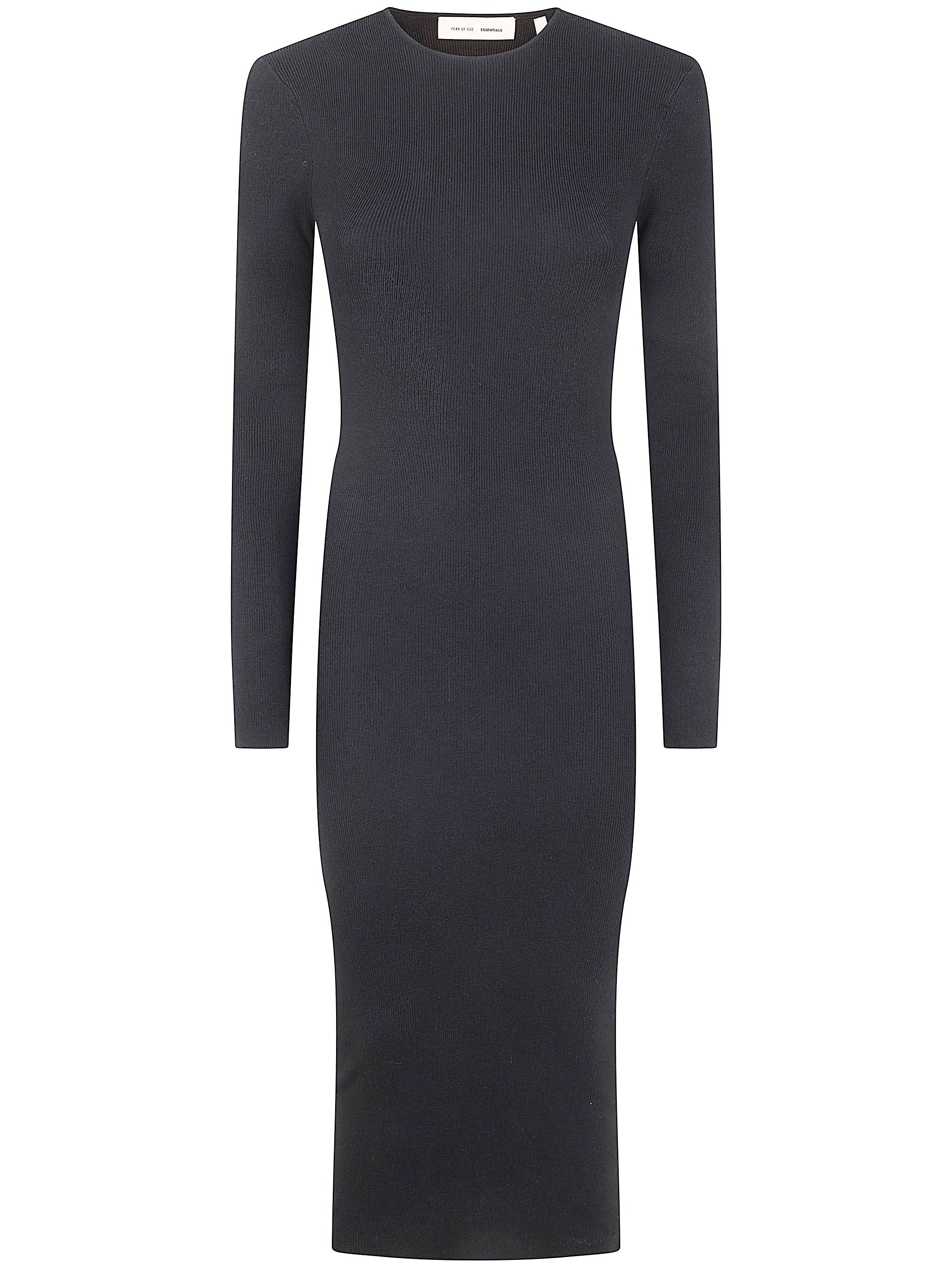 "Womens Rib" Long Sleeve Dress
