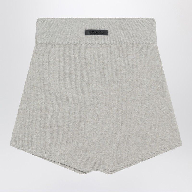 Ribbed Greige Culottes